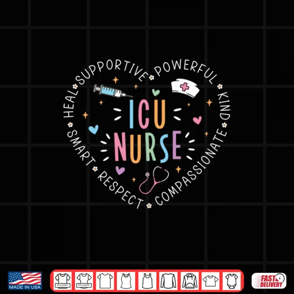 Womens Icu Nurse Shirt Intensive Care Unit Nurse Week 2026 Shirt 4 Design Womens ICU Nurse Shirt Intensive Care Unit Nurse Week 2026 Shirt