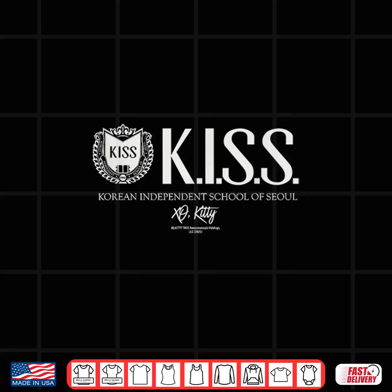Xo Kitty Kiss Officially Licenced Shirt Xo Kitty Kiss Officially Licenced Shirt