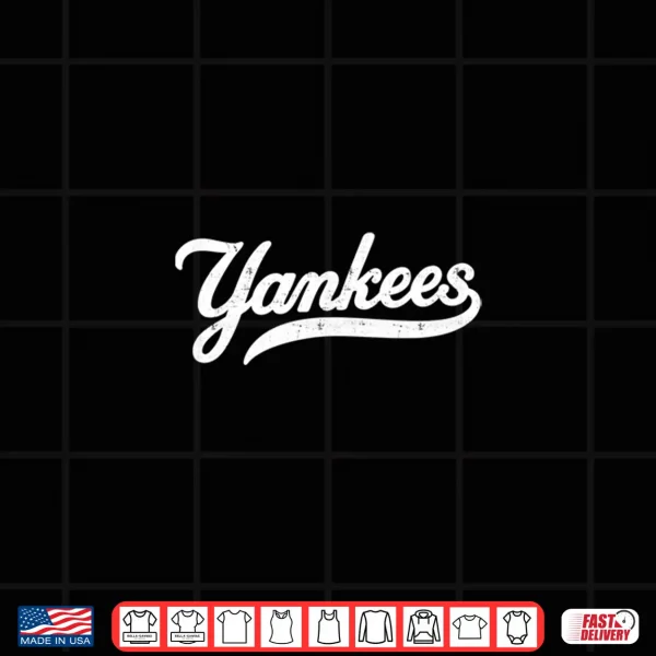 Design Yankees Vintage Retro Style Classic 70s 80s Yankees Shirt
