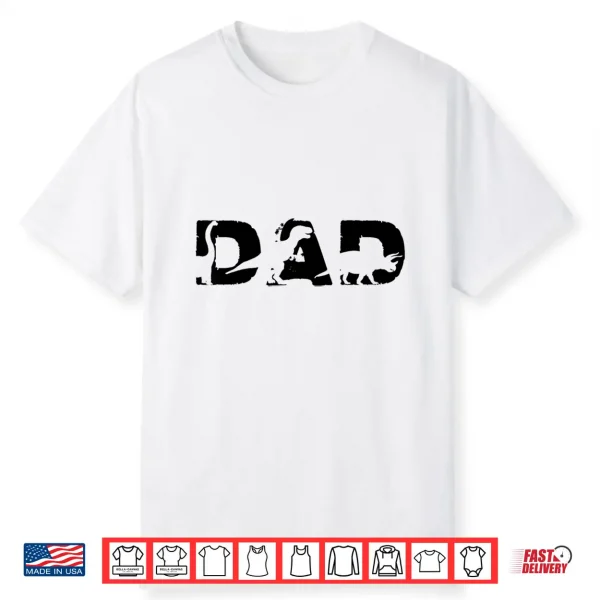 Dinosaur Dad Cute Three Rex Dino For Party In Father’S Day Shirt