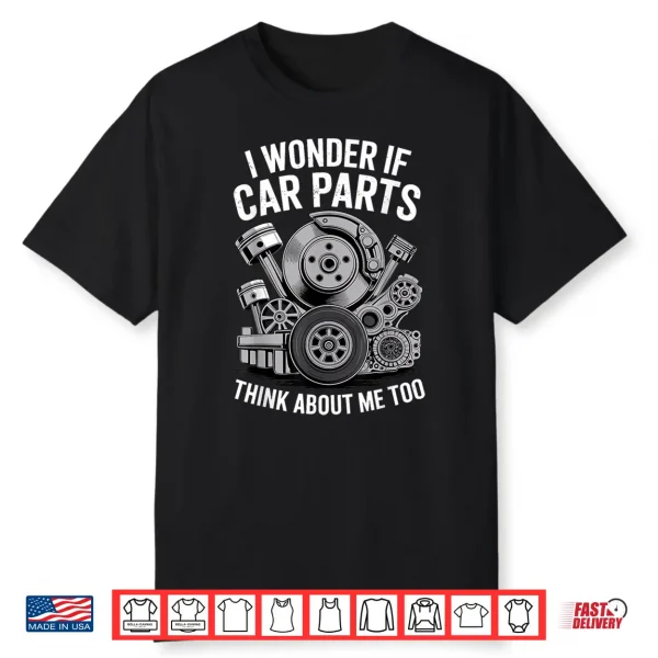 Funny Car Parts Art Auto Mechanic Car Parts Shirt