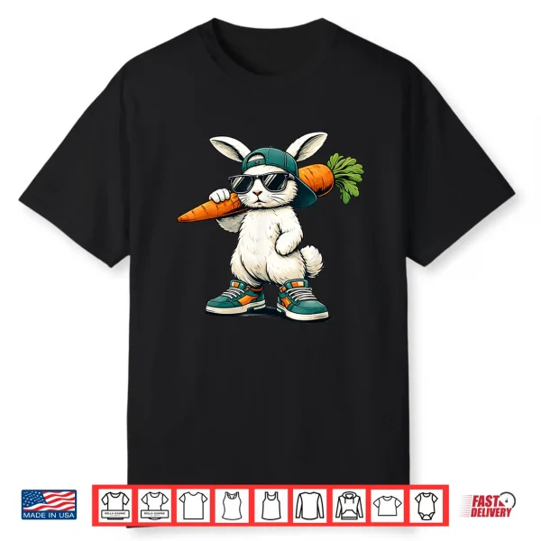 Funny Easter Bunny With Carrot Rabbit Easter Shirt