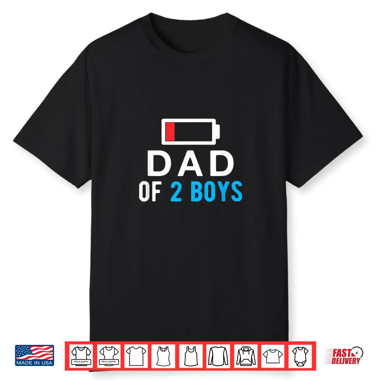 Funny Father’S Day Shirt Dad Of 2 Boys Shirt Gift Idea Funny Father’S Day Shirt Dad Of 2 Boys Shirt Gift Idea