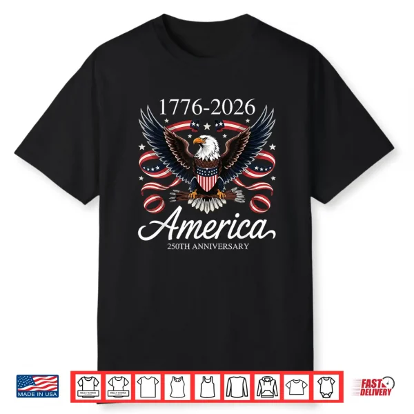 Funny Independence Day 4Th Of July 1776 2026 250Th Birthday Shirt