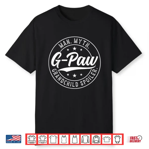 G Paw Man Myth G Paw Grandpa G Paw Grandfather Shirt