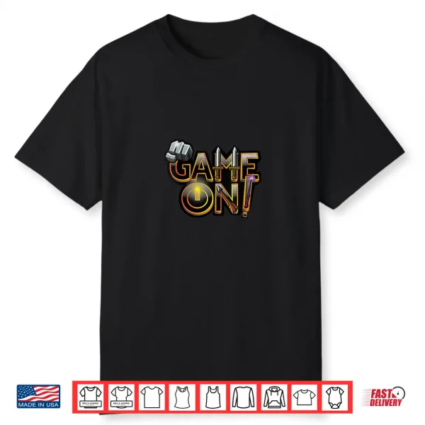 Game On Professional Minimalist Modern Graphic Identity Shirt
