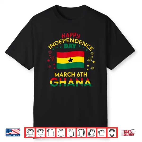 Ghana 68Th Independence Day Ghanaian Pride Ghana Flag Shirt