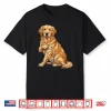 Golden Retriever I Love Dad Dog Dad Father’S Day Shirt