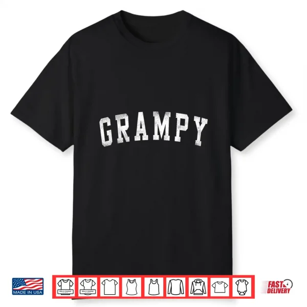 Grampy Classic Bold Font Father’S Day Grampy Shirt