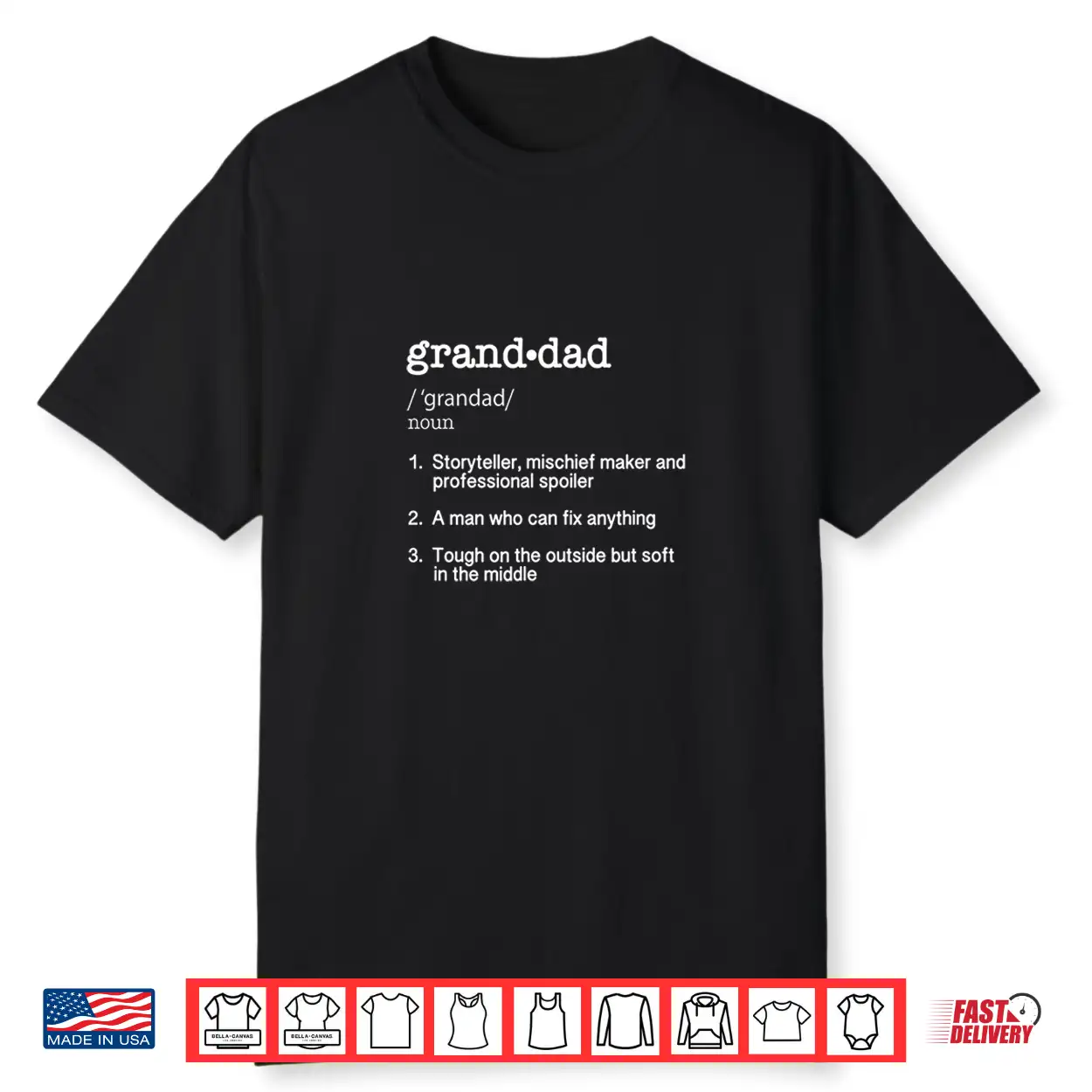 Granddad Definition T Shirt Funny Father’S Day Gift Tee Granddad Definition T Shirt Funny Father’S Day Gift Tee