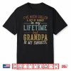 Grandpa Is My Favorite Name Father’S Day Grandpa Shirt