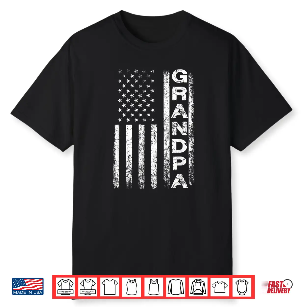 Grandpa Vintage American Flag Father’S Day 4Th Of July Papa Shirt Grandpa Vintage American Flag Father’S Day 4Th Of July Papa Shirt