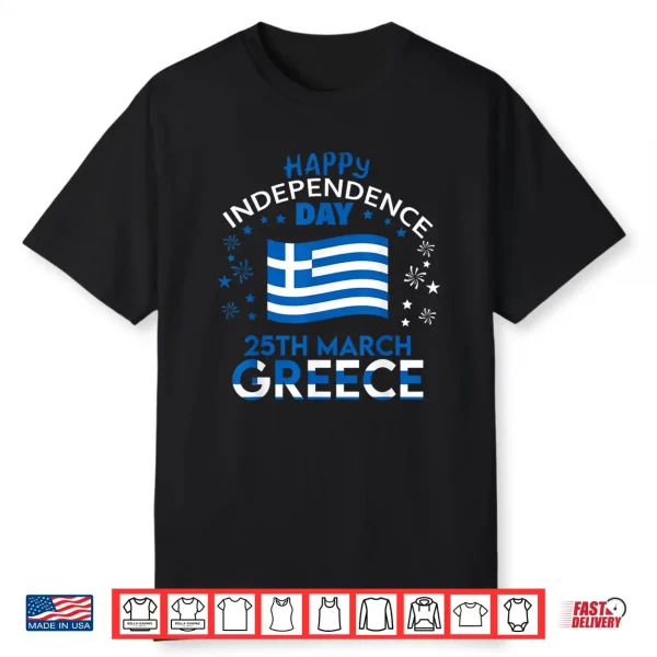 Greece 203Rd Independence Day Greek Pride Greece Flag Shirt