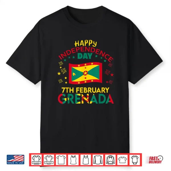 Grenada 50Th Independence Day Grenadian Pride Grenada Flag Shirt