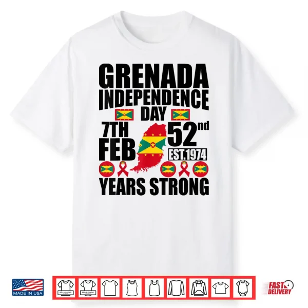 Grenada 52Nd Independence Day Grenadian Pride Grenada Flag Shirt