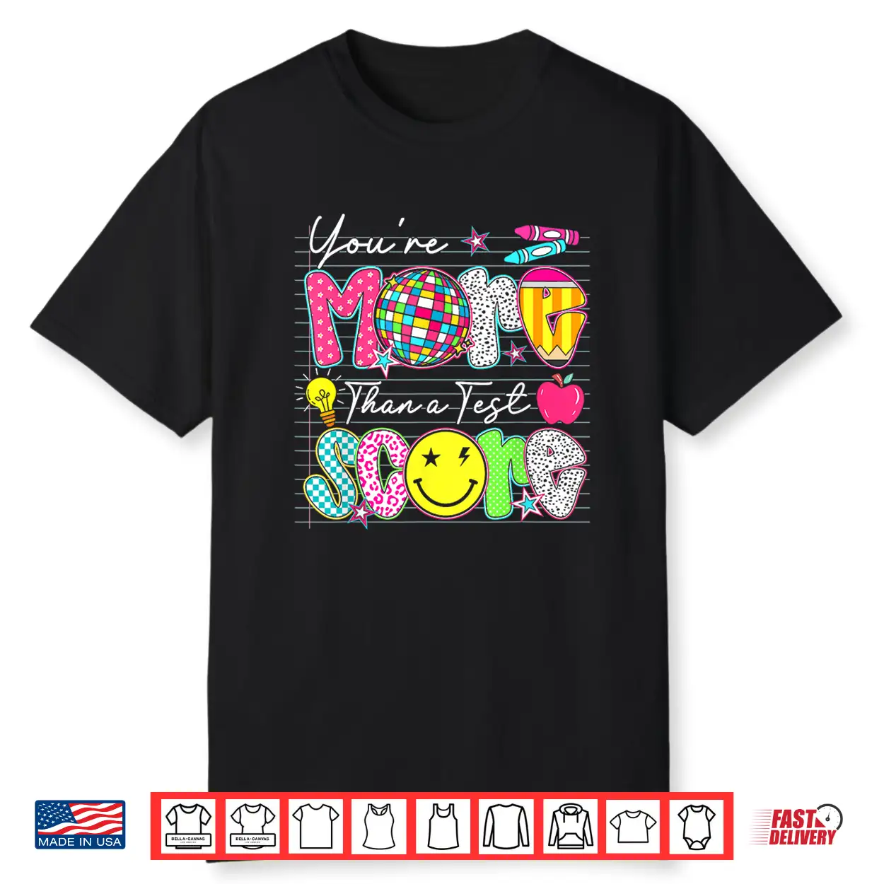 Groovy You Are More Than A Test Score Teacher Testing Day Shirt Groovy You Are More Than A Test Score Teacher Testing Day Shirt