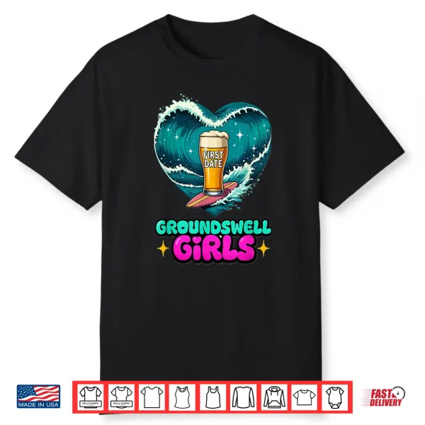 Groundswell Girls Professional Minimalist Modern Graphic Shirt