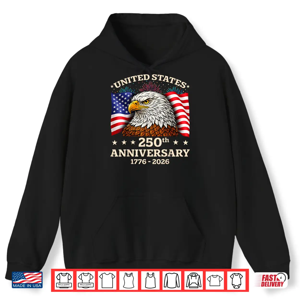 250Th Anniversary Usa 1776 2026 Patriotic Eagle 4Th Of July Shirt 250Th Anniversary Usa 1776 2026 Patriotic Eagle 4Th Of July Shirt