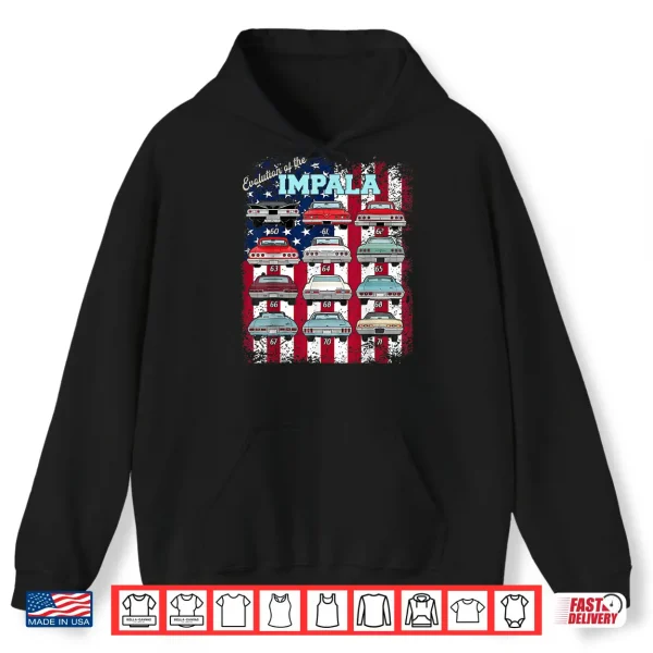 Hoodie 60 61 62 63 64 65 66 67 68 69 70 71 Impala Old School Car Shirt