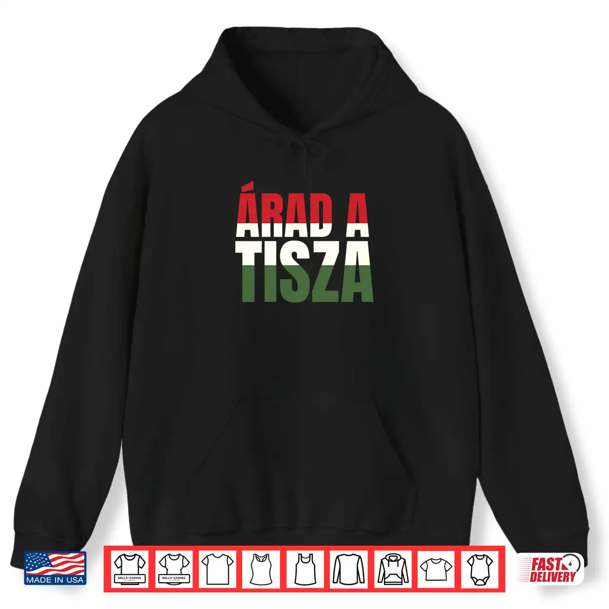 Arad A Tisza Part Magyar Hungarian Premium Tri Blend Shirt Arad A Tisza Part Magyar Hungarian Premium Tri Blend Shirt