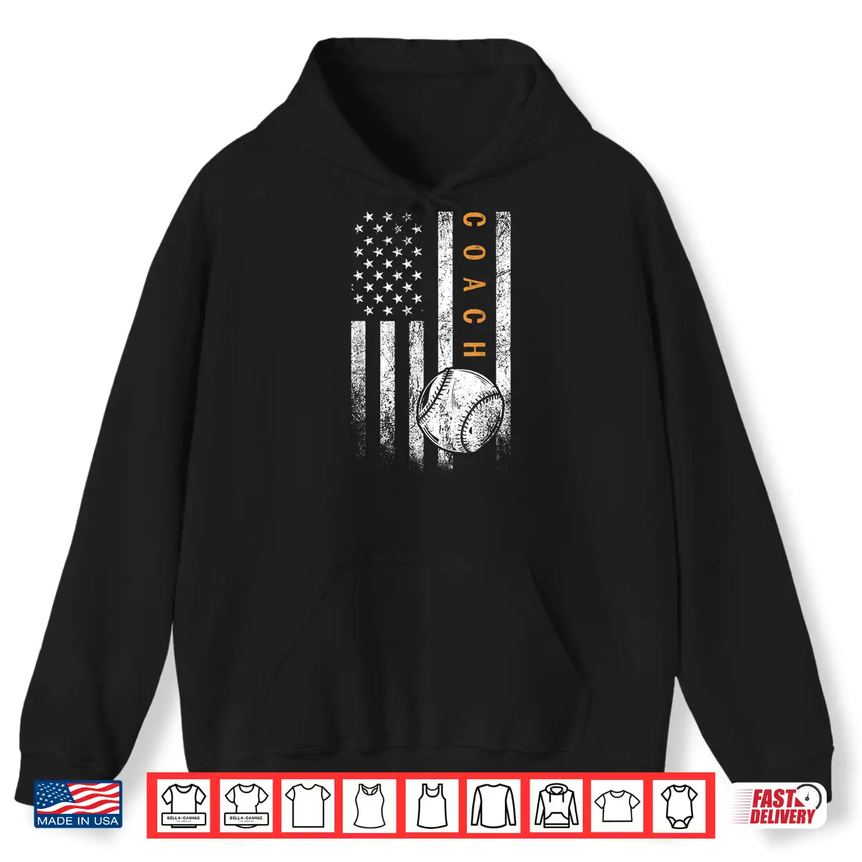 Baseball Coach American Flag Baseball Trainer Coaching Shirt Baseball Coach American Flag Baseball Trainer Coaching Shirt