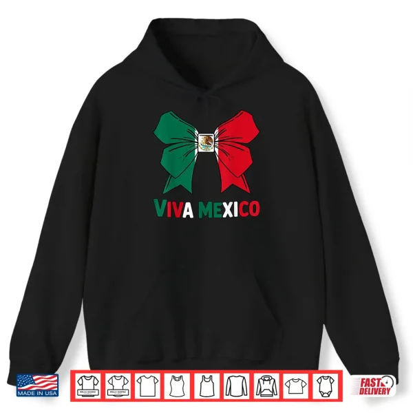 Hoodie Cute Viva Mexico Toddler Girls Mexican Flag Independence Day Shirt