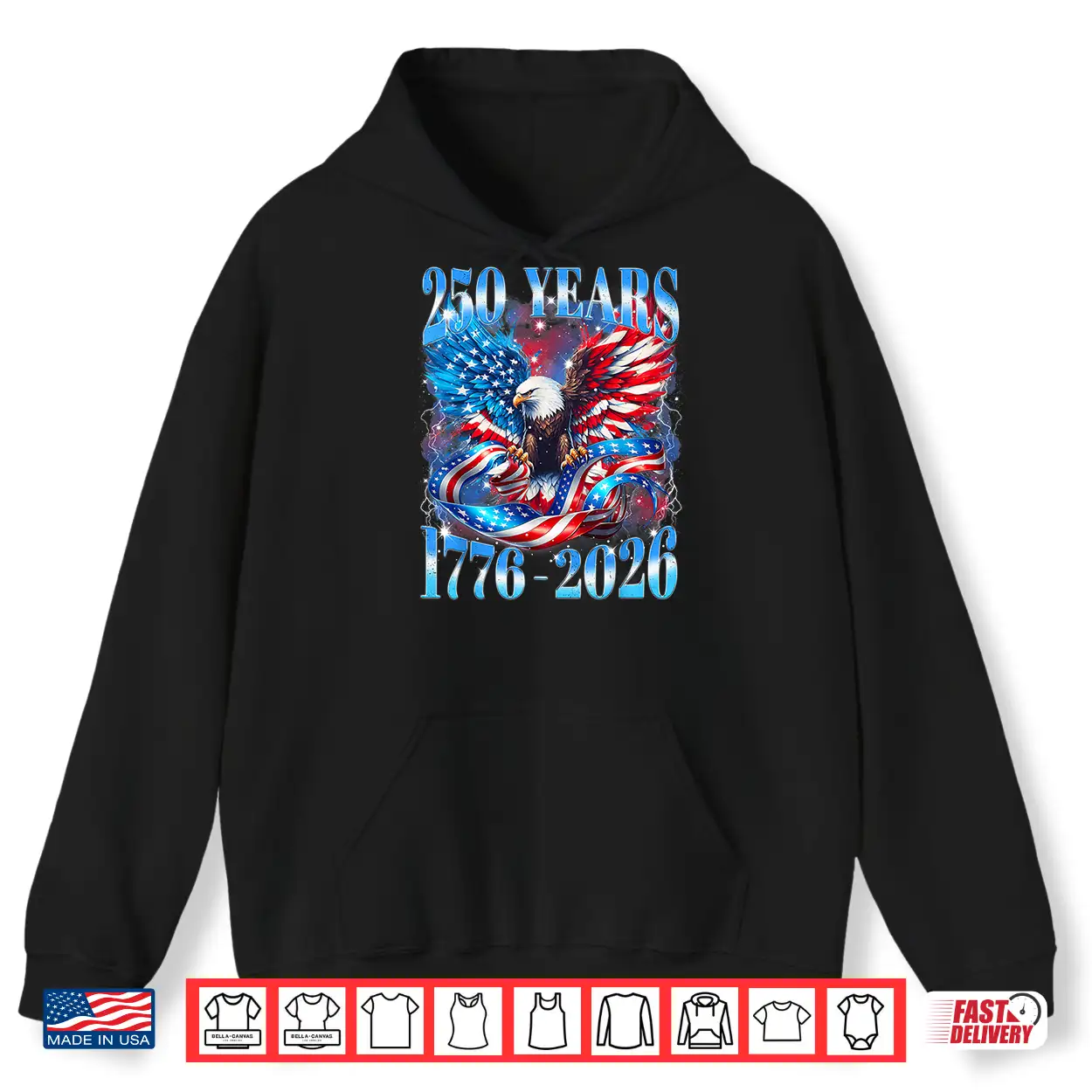 Eagle Bald American 1776 2026 250 Years Freedom 4Th Of July Shirt Eagle Bald American 1776 2026 250 Years Freedom 4Th Of July Shirt