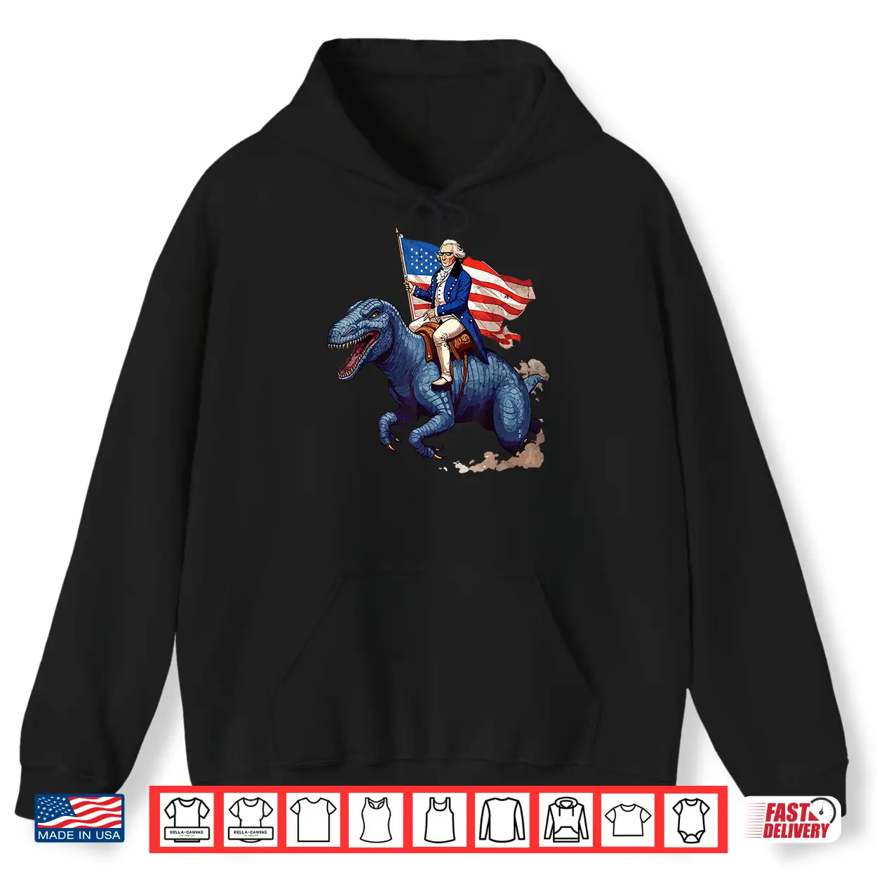 Funny George Washington Riding A Tyrannosaurus Rex Patriotic Shirt Funny George Washington Riding A Tyrannosaurus Rex Patriotic Shirt