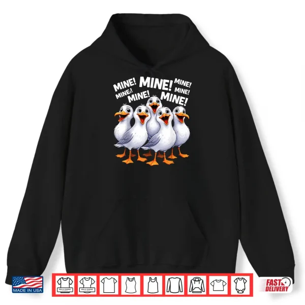 Hoodie Funny Seagull Bird Outfit for Women Men Shirt
