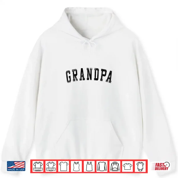 Grandpa Classic Bold Font Birthday Grandpa Shirt 1 Hoodie Grandpa Classic Bold Font Birthday Grandpa Shirt