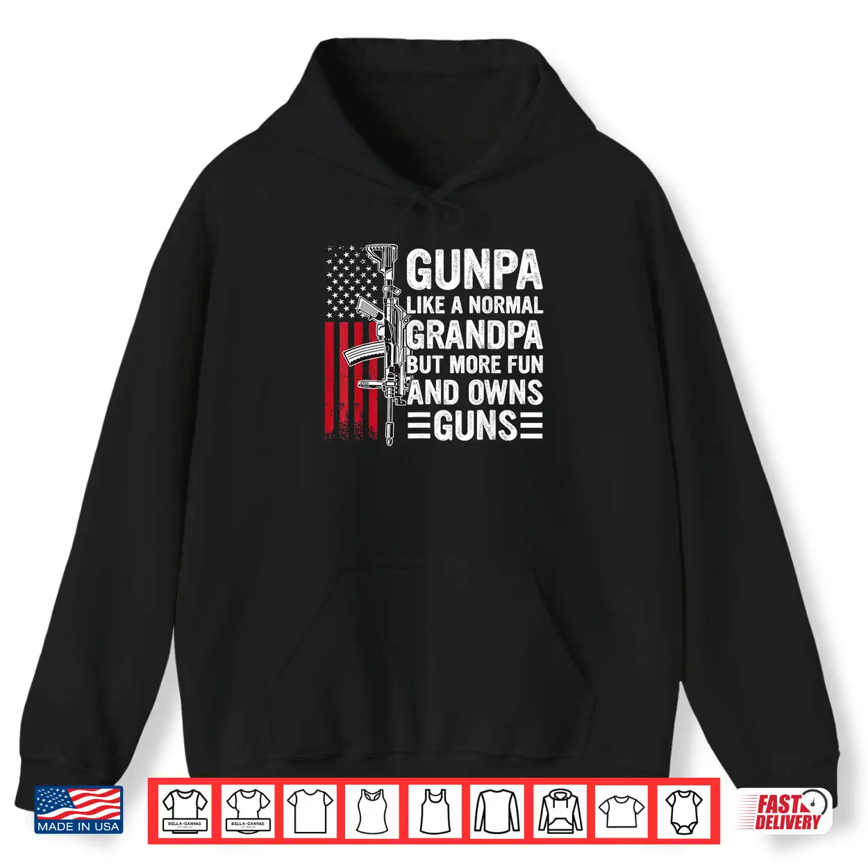 Gunpa Like A Normal Grandpa But More Fun And Owns Guns Shirt Gunpa Like A Normal Grandpa But More Fun And Owns Guns Shirt