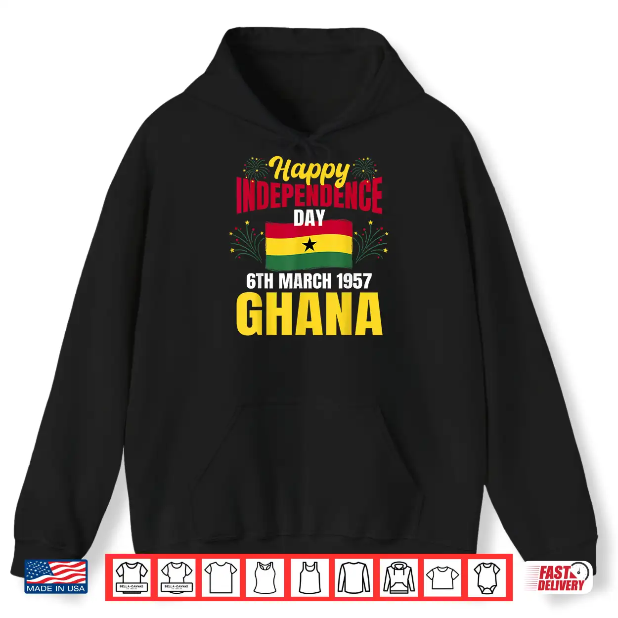 Happy Independence Day Ghana Ghanaian History Pride Shirt Happy Independence Day Ghana Ghanaian History Pride Shirt
