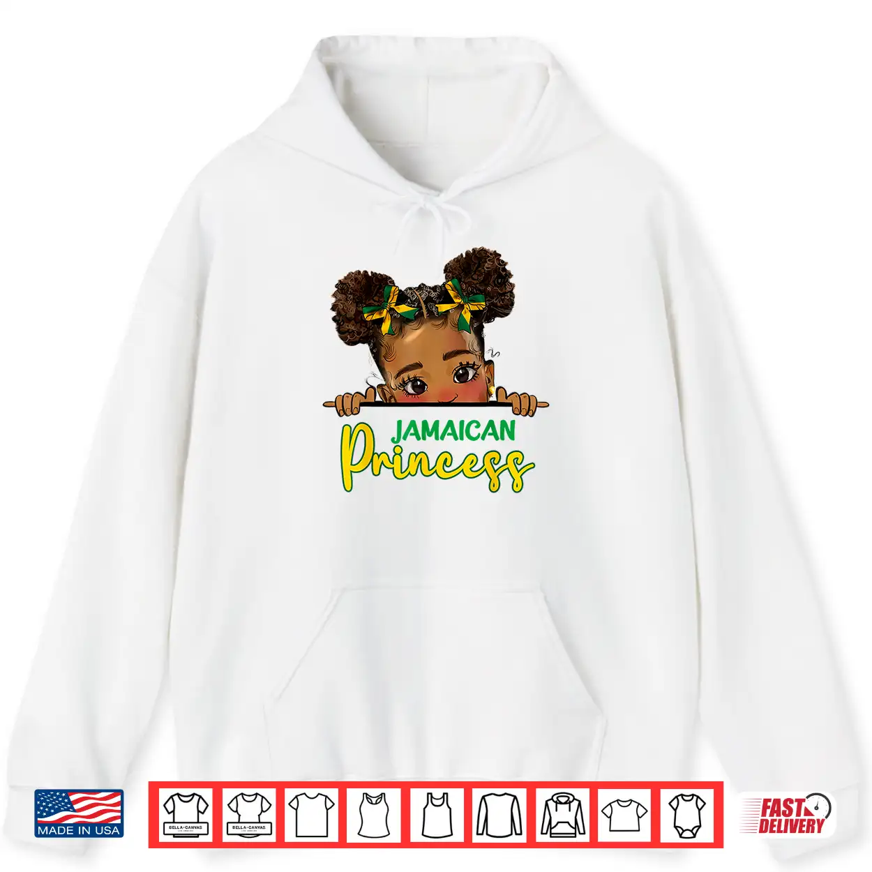 Jamaican Princess Messy Bun Girl Kids Toddlers Jamaica Flag Shirt Jamaican Princess Messy Bun Girl Kids Toddlers Jamaica Flag Shirt