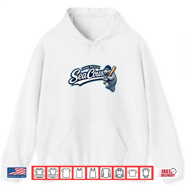 Hoodie Juno Beach Sea Cows Baseball Manatee Shirt