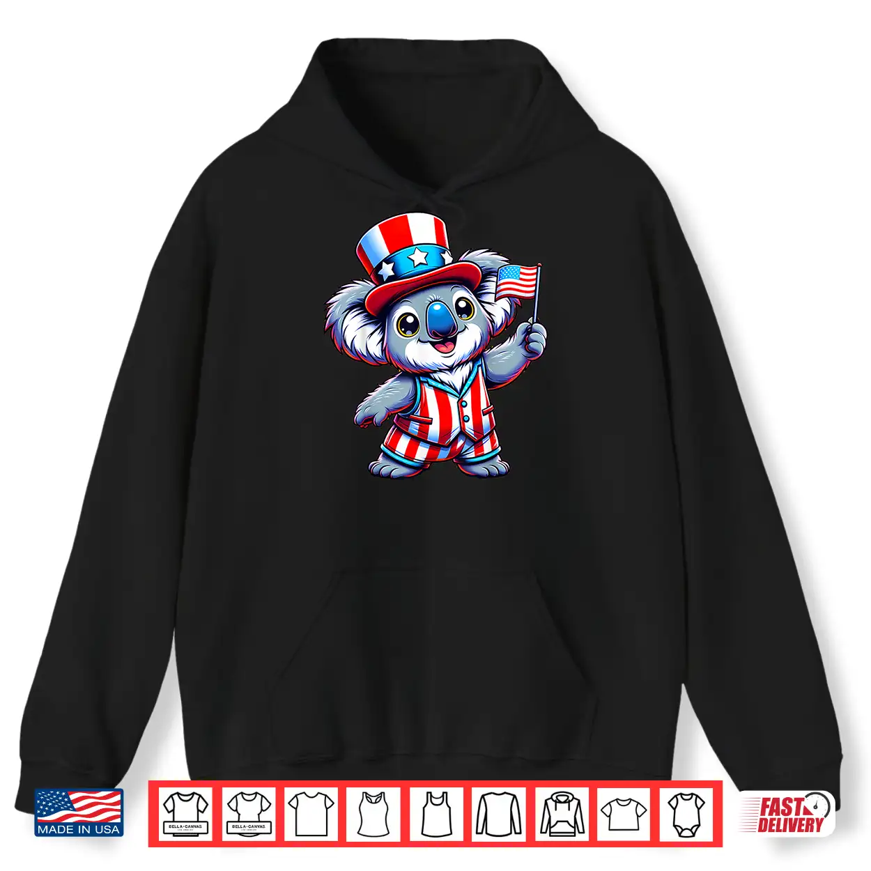 Koala Happy 4Th Of July Independence Day Men Women Kids Shirt Koala Happy 4Th Of July Independence Day Men Women Kids Shirt