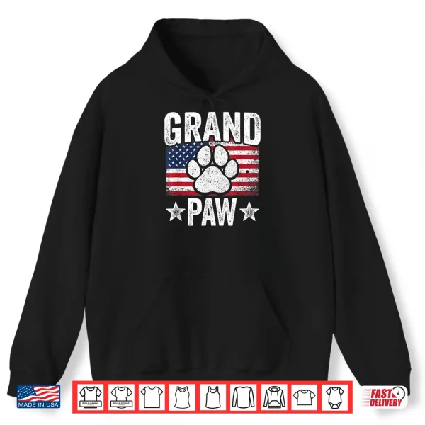 Mens Grandpaw Dog Grandpa Father'S Day Family Grandkids Shirt 1 Hoodie Mens Grandpaw Dog Grandpa Fathers Day Family Grandkids Shirt