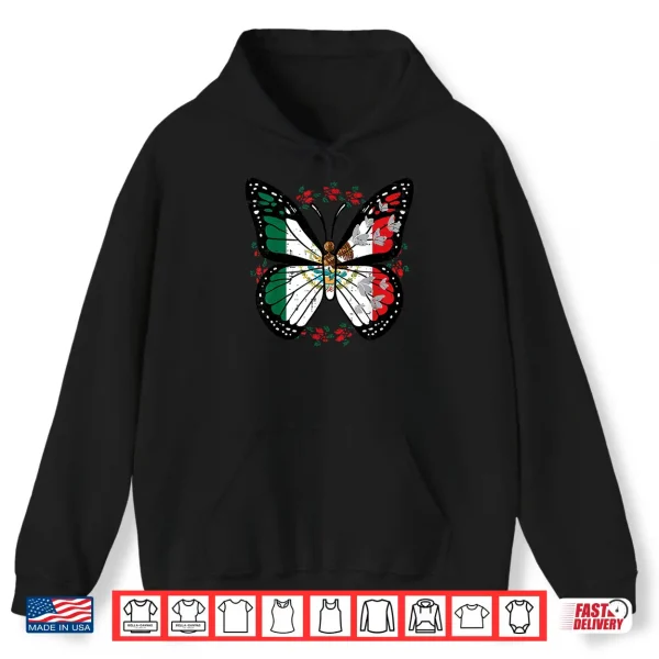 Mexican Independence Day Butterfly Mexico Women Girls Kids Shirt 1 Hoodie Mexican Independence Day Butterfly Mexico Women Girls Kids Shirt