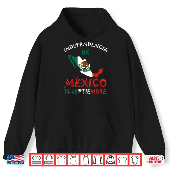 Mexican Flag 16Th September Mexico Independence Day Shirt 1 Hoodie Mexican flag 16th September Mexico Independence Day Shirt