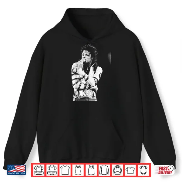 Hoodie Michael Jackson Live Bad World Tour Aintree 1988 Shirt