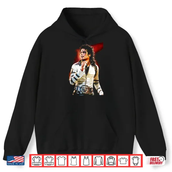 Hoodie Michael Jackson Smooth Criminal Live Bad World Tour Shirt