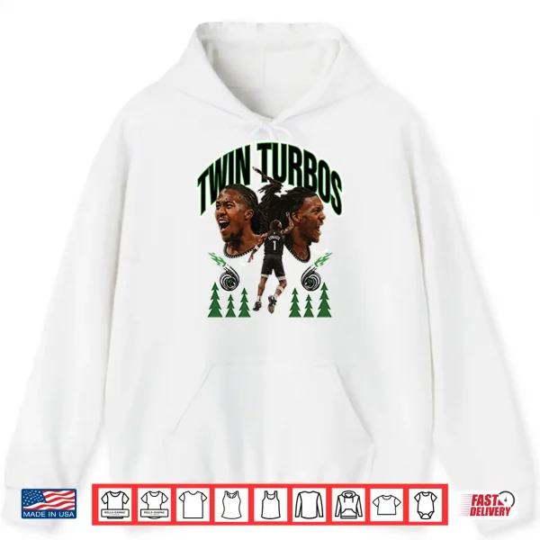 Hoodie Minnesota Timberwolves Twin Turbos Shirt