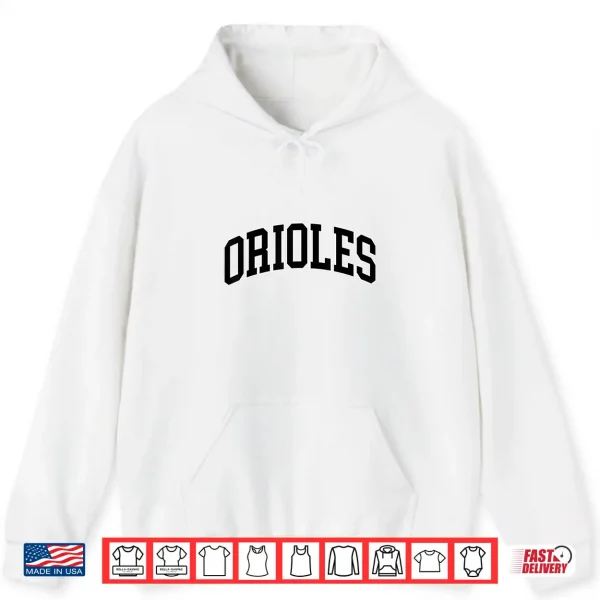 Hoodie Oriole Name Retro Vintage Gift for Men Women Boy Girl Shirt