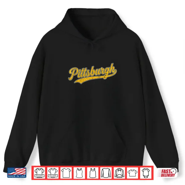 Hoodie Retro Pittsburgh Throwback Classic Pittsburgh Shirt