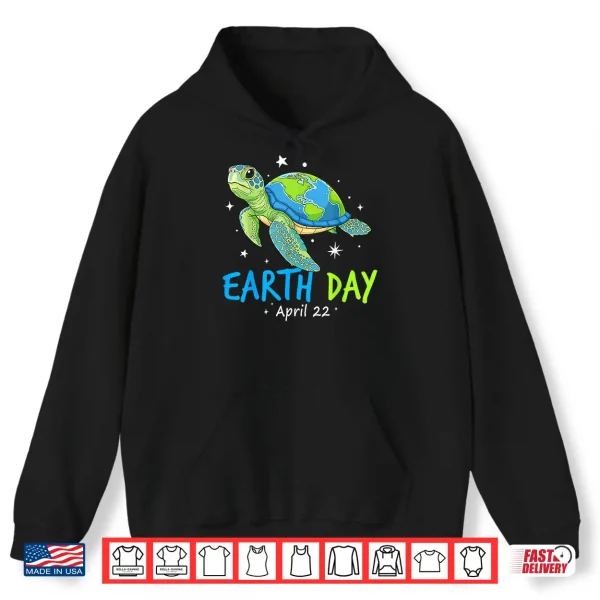 Hoodie Sea Turtle Earth Day Save The Earth Shirt