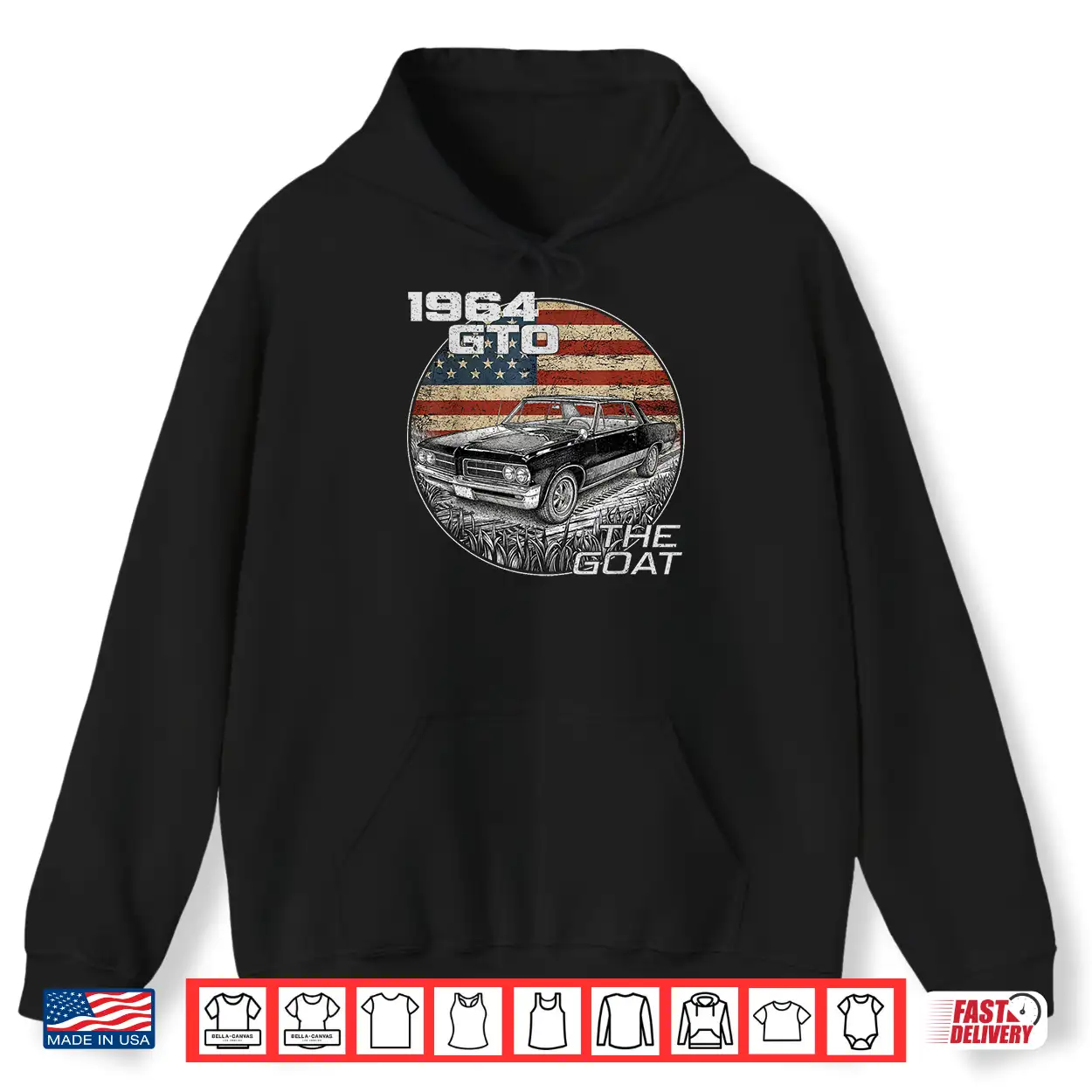 Sixty Four Nineteen Sixty Four Gto American Flag Shirt Sixty Four Nineteen Sixty Four Gto American Flag Shirt