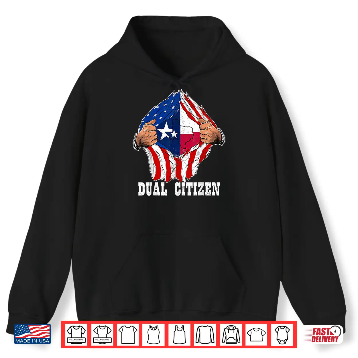 Texas Independence Day Dual Citizen Texan & American Flag Shirt Texas Independence Day Dual Citizen Texan & American Flag Shirt