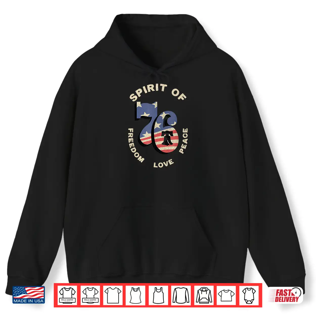 The Spirit Of 76 Patriotic Vintage Retro Shirt The Spirit Of 76 Patriotic Vintage Retro Shirt