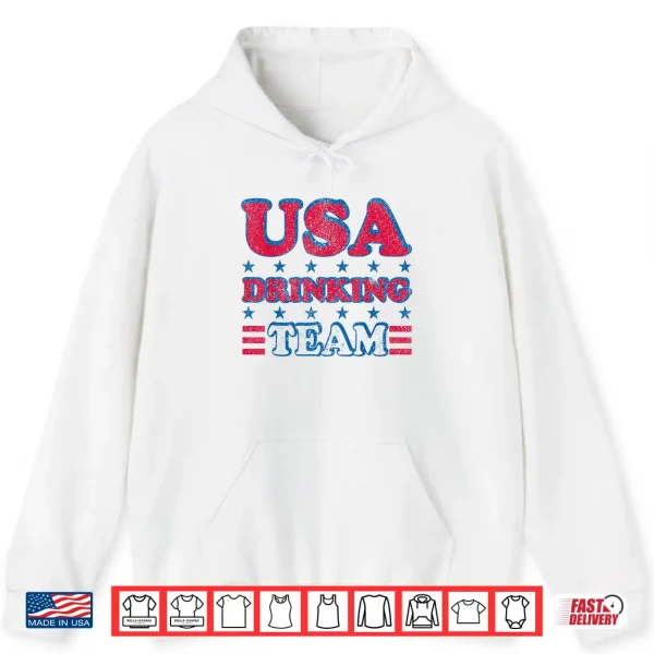 Usa Drinking Team 4Th Of July Independence Day Drunk Funny Shirt 1 Hoodie USA Drinking Team 4th of July Independence Day Drunk Funny Shirt