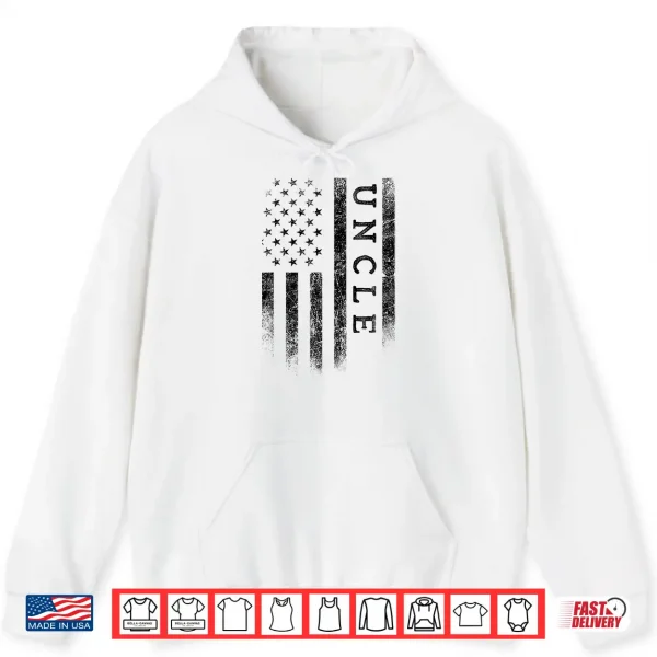 Uncle Patriotic American Usa Flag Father'S Day Uncle Shirt 1 Hoodie Uncle Patriotic American USA Flag Fathers Day Uncle Shirt