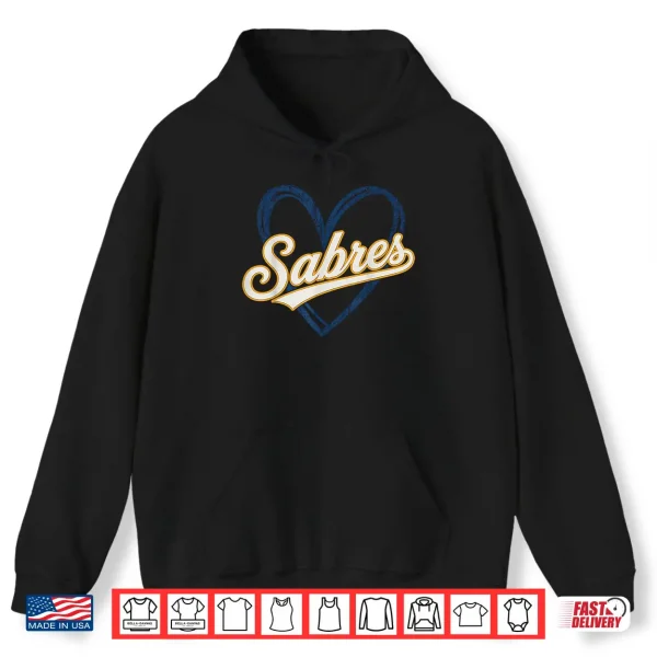 Hoodie Vintage Sabres Retro Classic Gifts for Men Women Kids Shirt